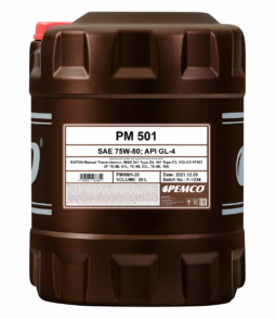 Pm0501-20 Масло PEMCO iPOID 501 75W-80 GL-4 (20литр)