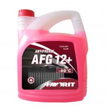 FV4012-5-E Антифриз Favorit AFG12+ (-40°) красный/red (5 л)